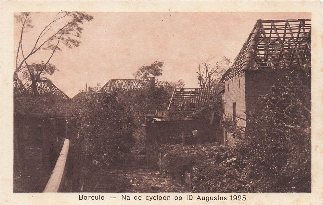 Borculo Na De Cycloon Op 10 Augustus 1925