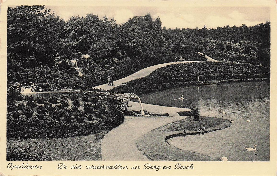 Apeldoorn De Vier Watervallen In Berg En Bosch