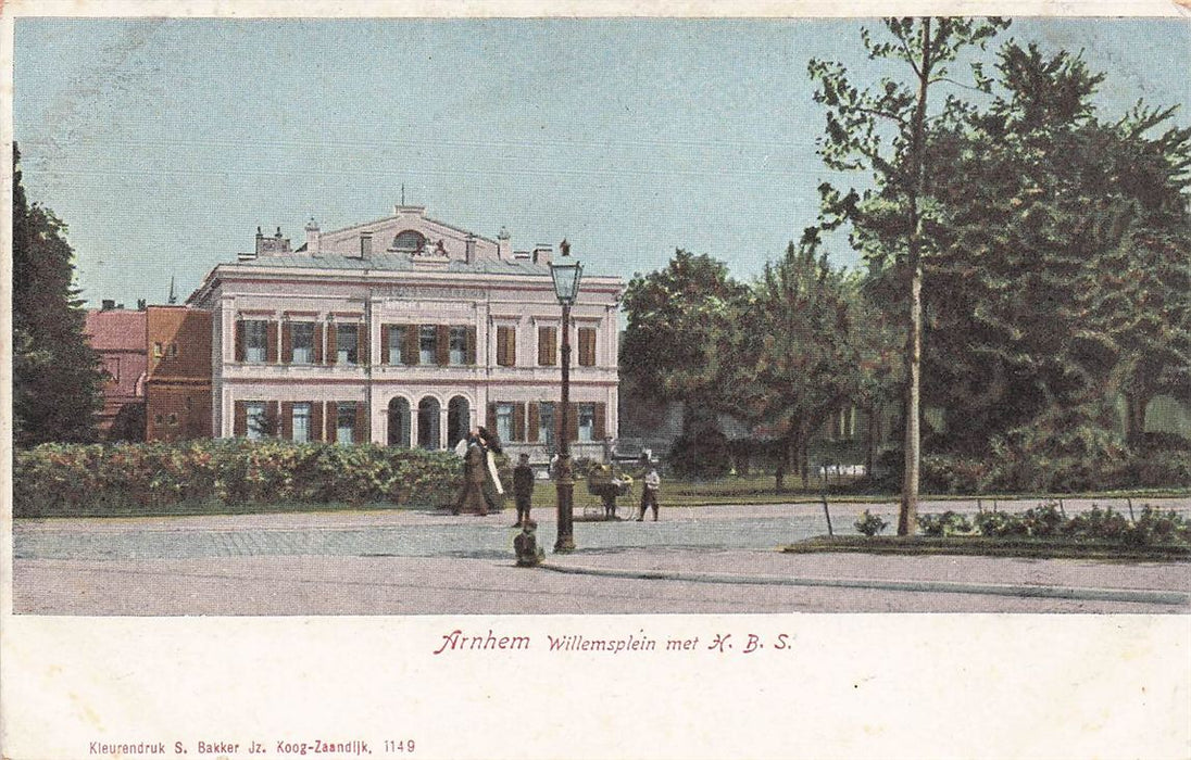 Arnhem Willemsplein Met H B S.