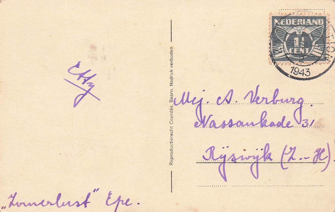 Op De Veluwe Zandverstuiving