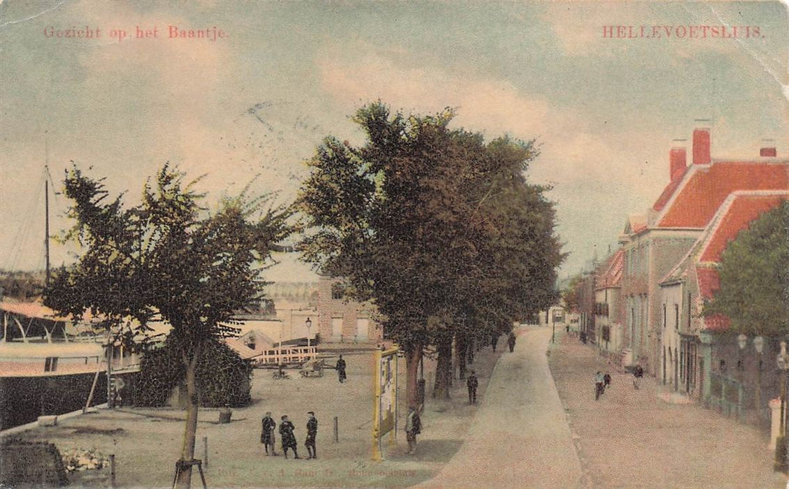 Gezicht Op Het Baantje Hellevoetsluis