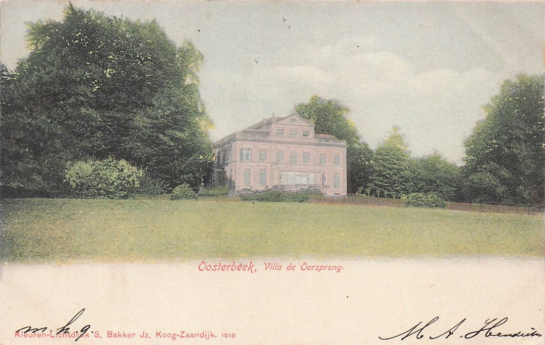 Oosterbeek Villa De Oorsprong