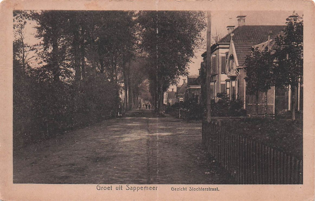 Groet Uit Sappemeer Gezicht Slochterstraat.