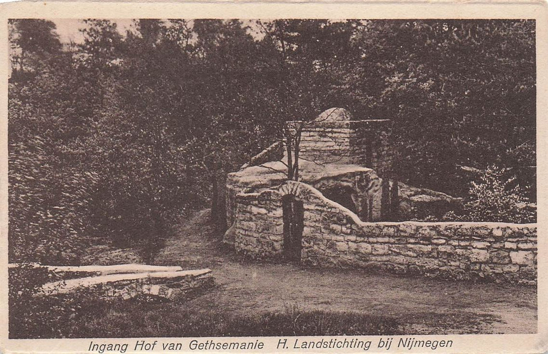 Ingang Hof Van Gethsemane H Landstichting Bij Nijmegen