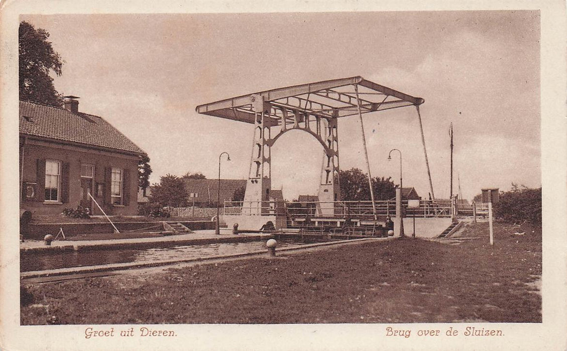 Groet Uit Dieren Brug Over De Sluizen.