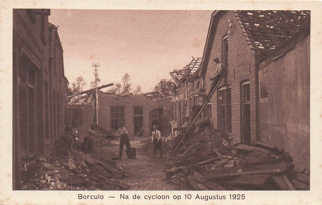 Borculo Na De Cycloon Op 10 Augustus 1925
