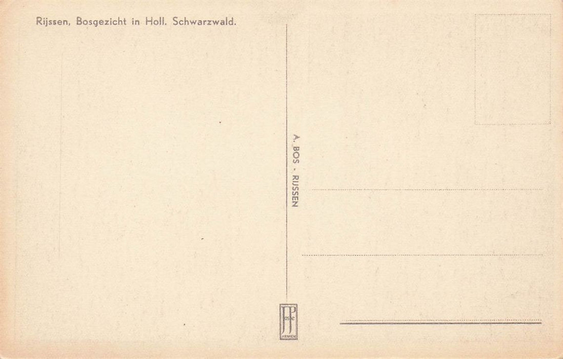 Rijssen Boschgezicht In Holl Schwarzwald