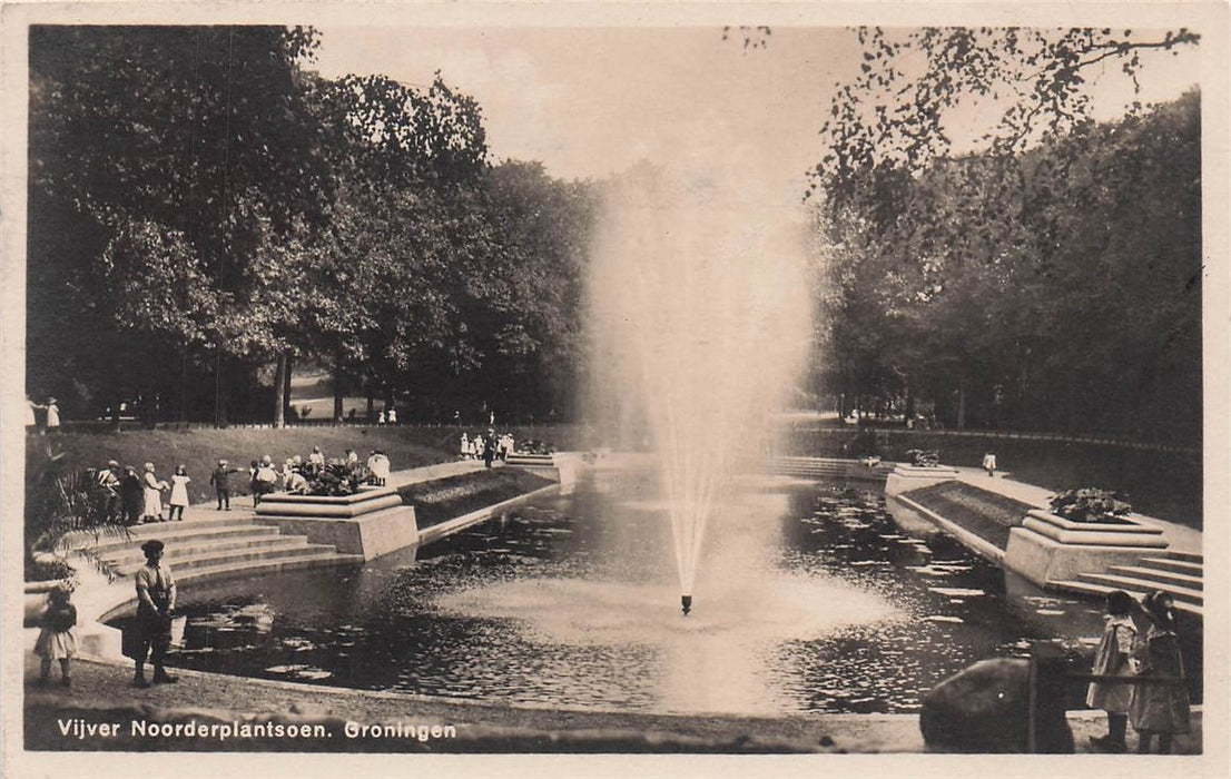 Vijver Noorderplantsoen Groningen