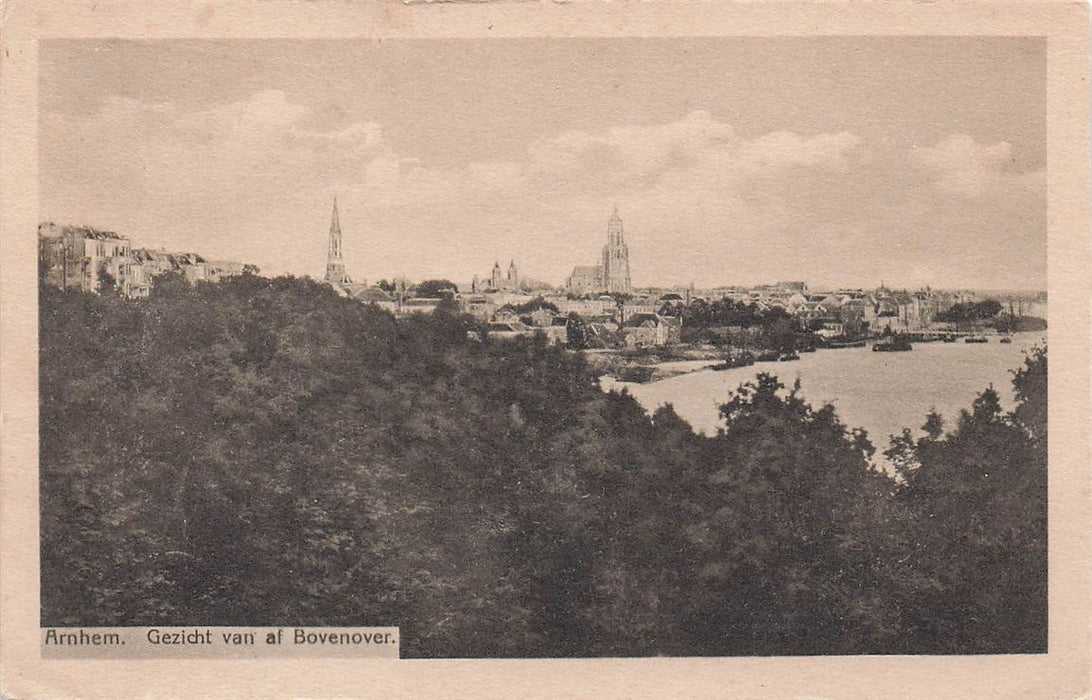 Arnhem Gezicht Van Af Bovenover