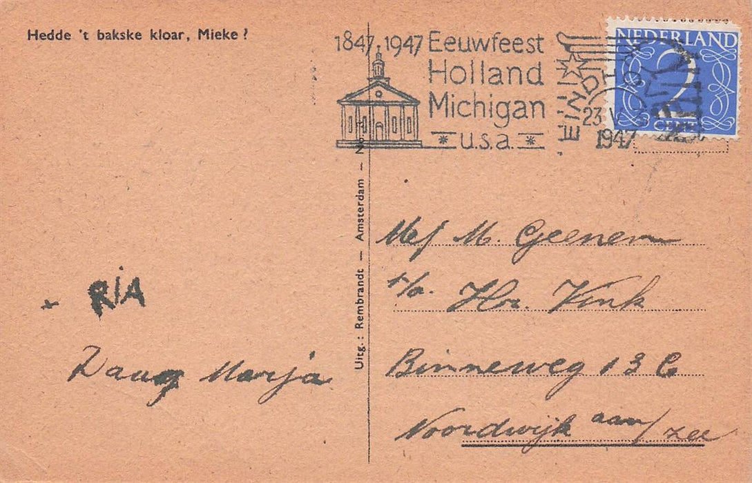 Brabants Dorpsleven Hedde 'T Bakske Kloar Mieke