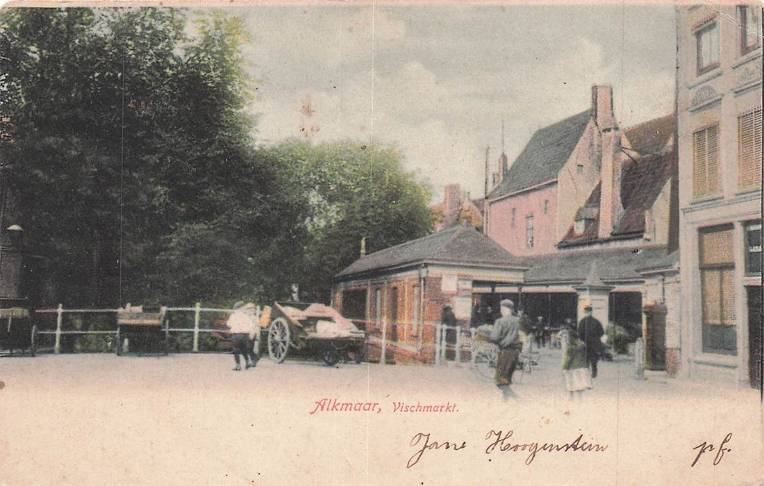 Alkmaar Vischmarkt.