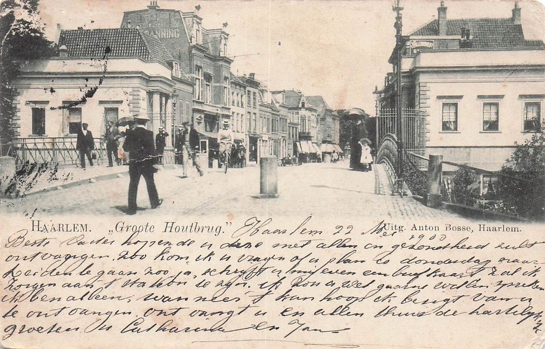 Haarlem Groote Houtbrug.