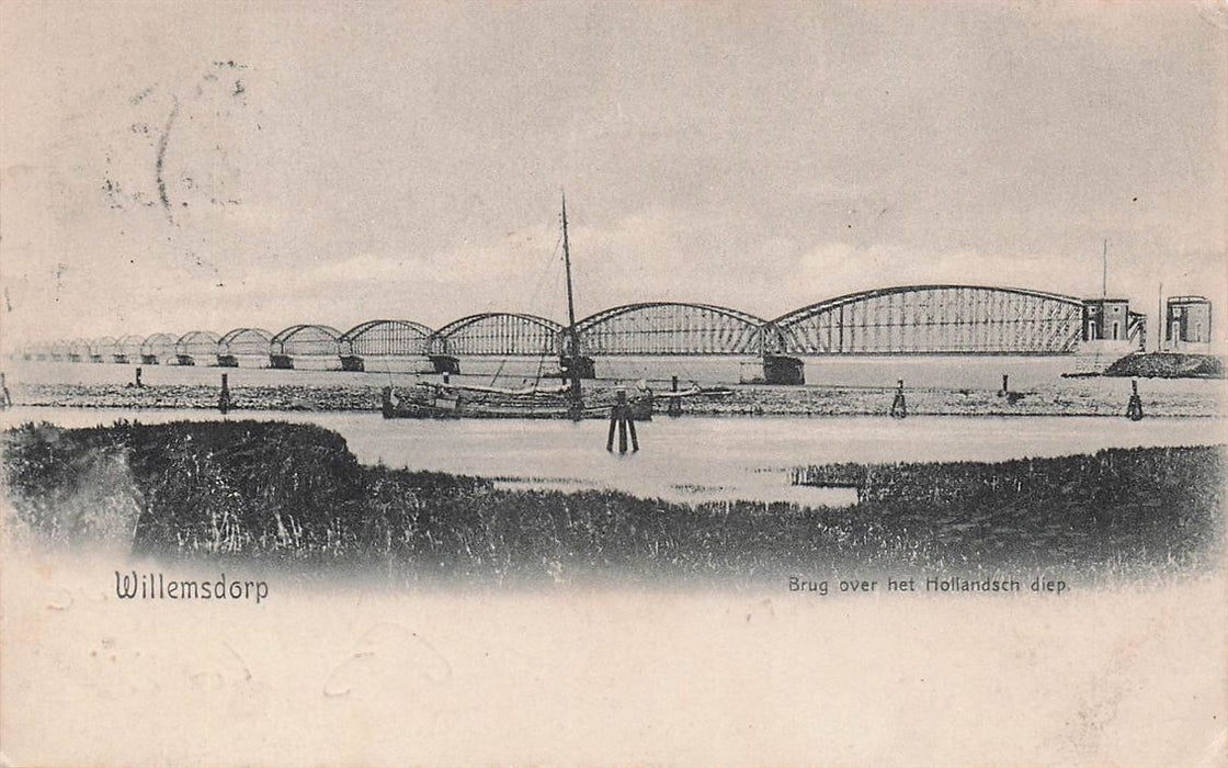 Willemsdorp Brug Over Het Hollandsen Diep