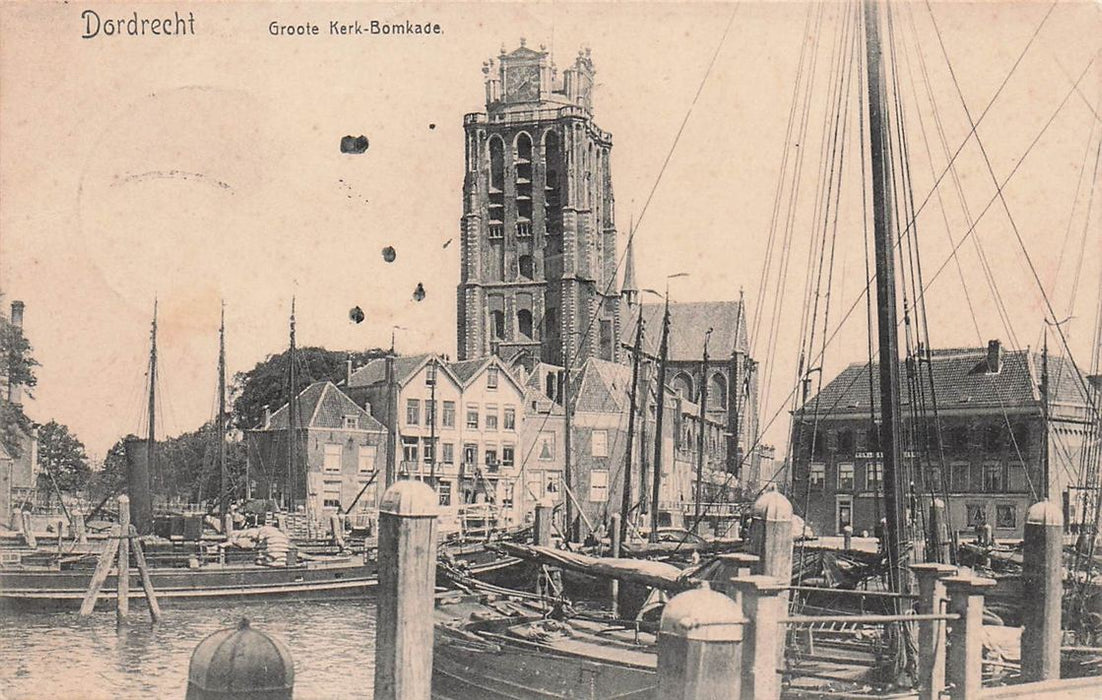 Dordrecht Groote Kerk-Bomkade.