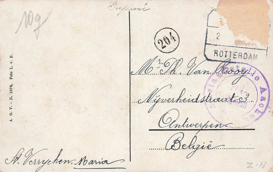 Dordrecht Engelenburgerbrug 1911