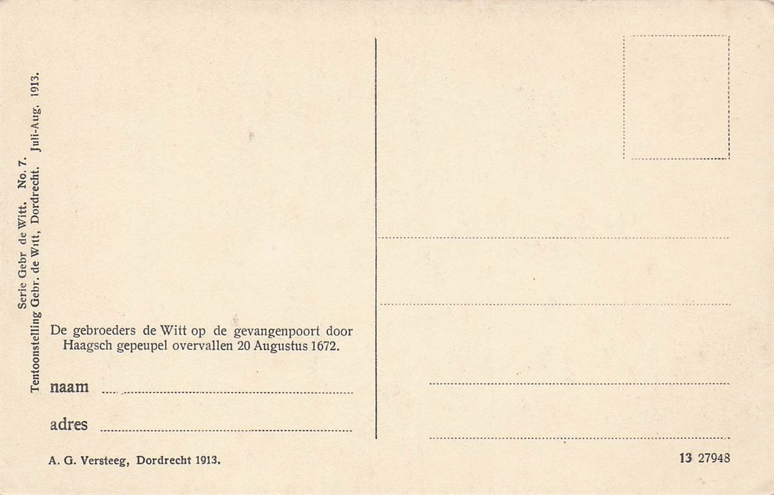 Tentoonstelling Gebr De Witt Dordrecht