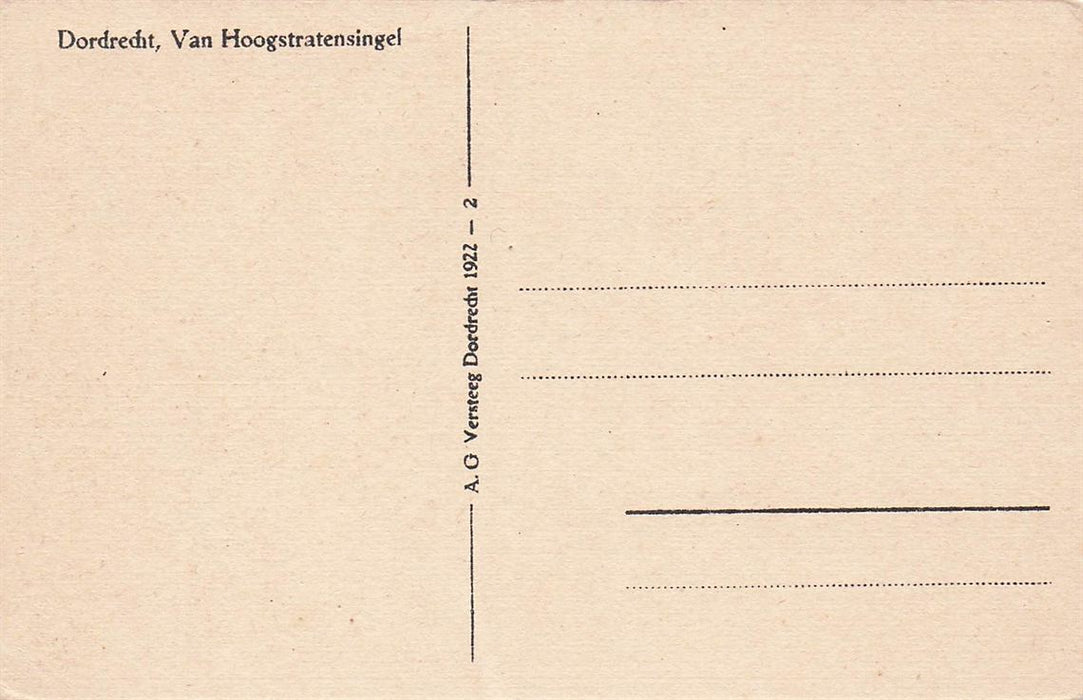 Dordrecht Van Hoogstratensingel