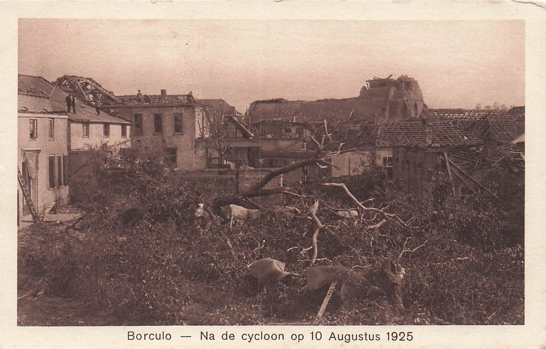 Borculo Na De Cycloon Op 10 Augustus 1925