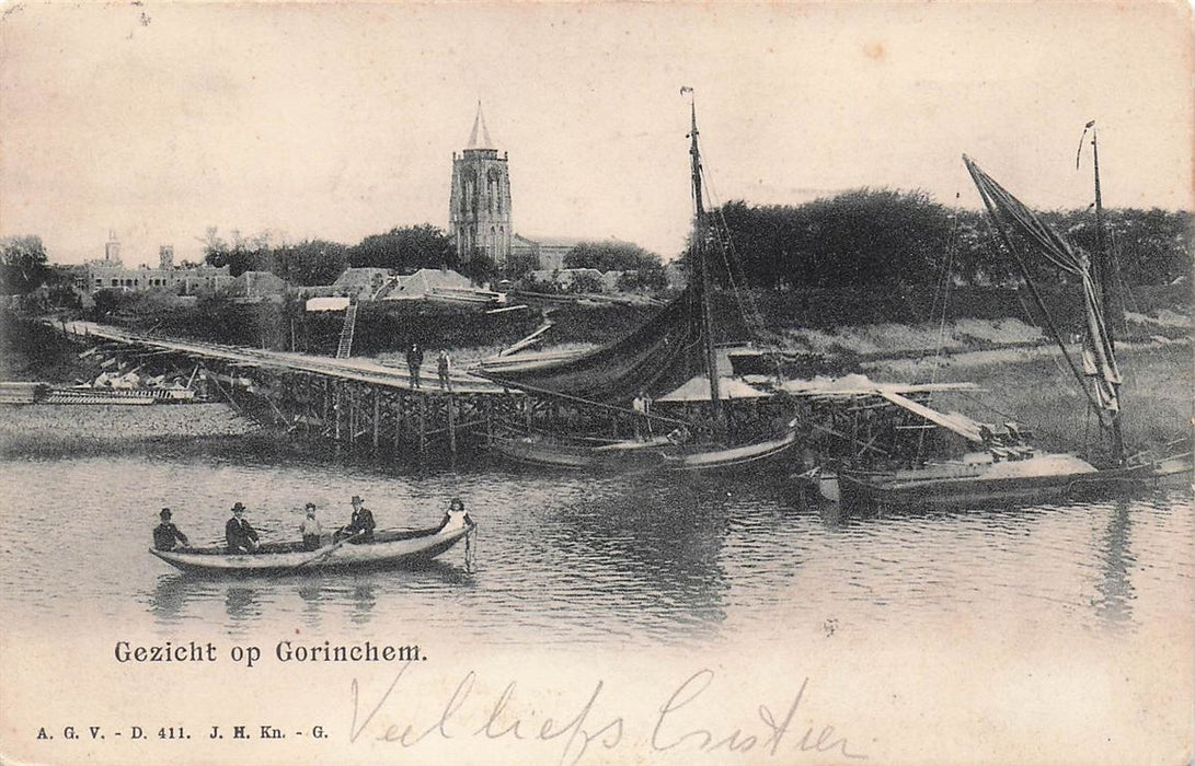 Gezicht Op Gorinchem