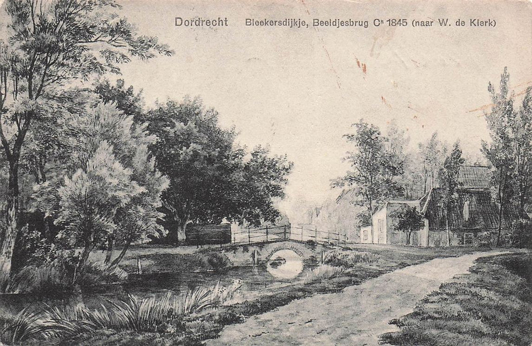 Dordrecht Bleekersdijkje Beeldjesbrug