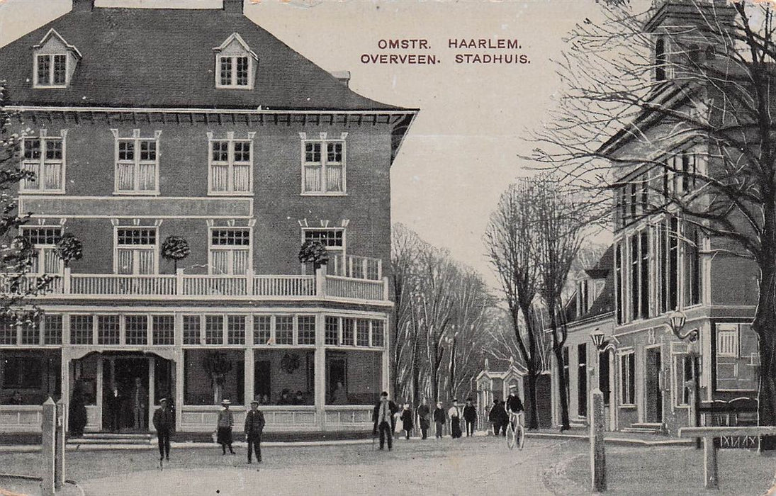 Omstr Haarlem Overveen Stadhuis.