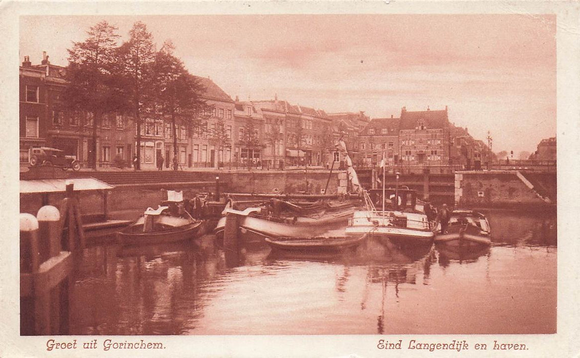 Groet Uit Gorinchem Eind Langendijk En Haven