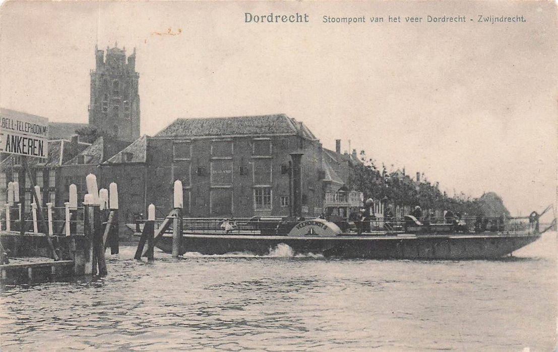 Dordrecht Stoompont Van Het Veer Dordrecht Zwijndrecht