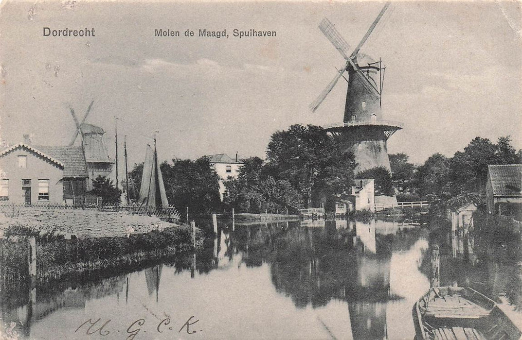 Dordrecht Molen De Maagd Spuihaven