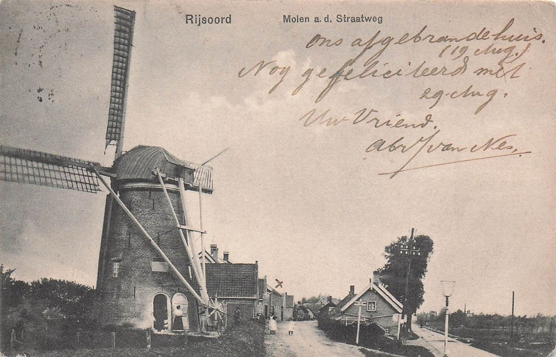 Rijsoord Molen A D Straatweg