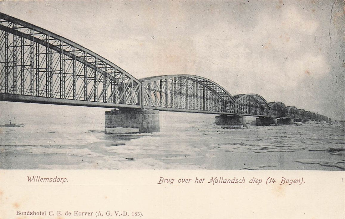 Willemsdorp Brug Over Het Hollandsch Diep