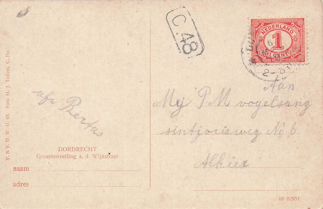 Dordrecht Groentenveiling A D Wijnstraat