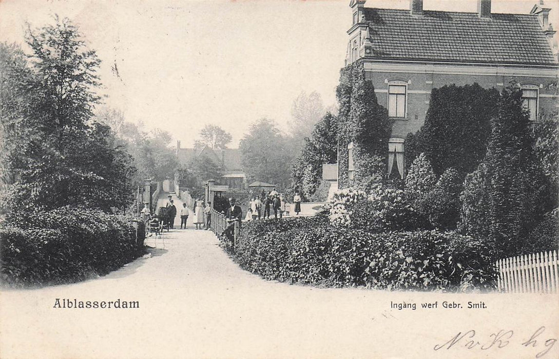 Alblasserdam Ingang Werf Gebr Smit.