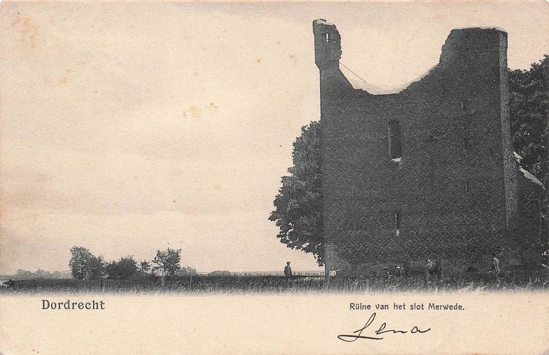 Dordrecht Ruine Van Het Slot Merwede