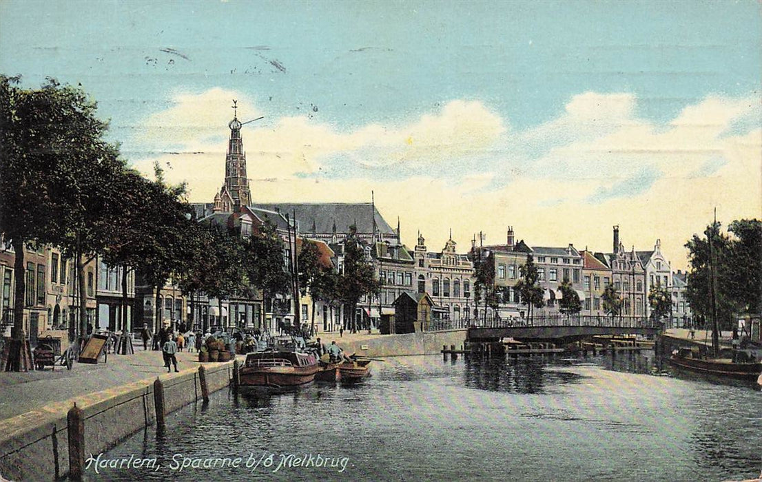 Haarlem Spaarne Bd Melkbrug.