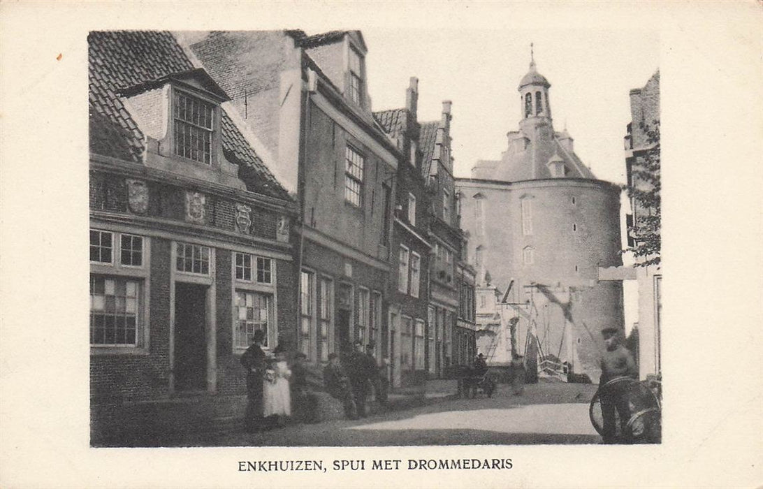 Enkhuizen Spui Met Drommedaris