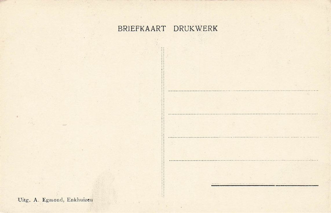 Enkhuizen Spui Met Drommedaris