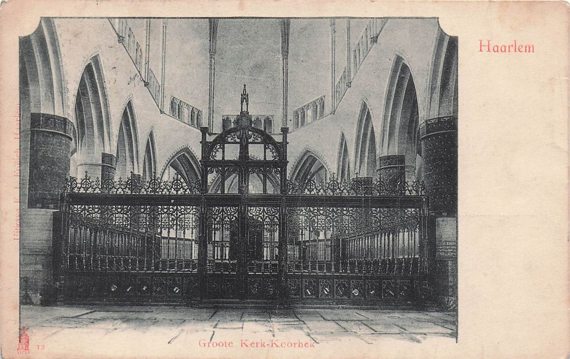 Haarlem Groote Kerk Koorhek