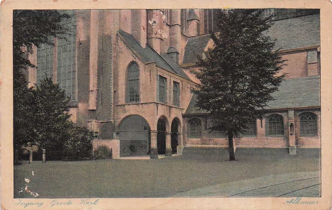 Ingang Groote Kerk Alkmaar