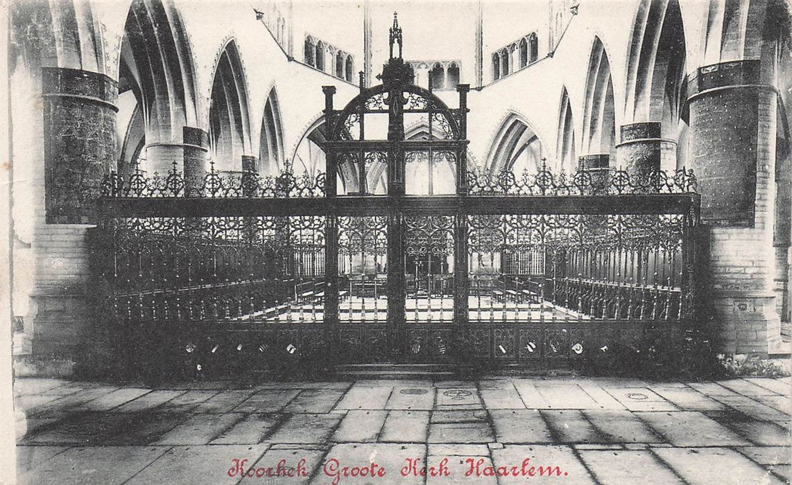 Koorhek Groote Kerk Haarlem