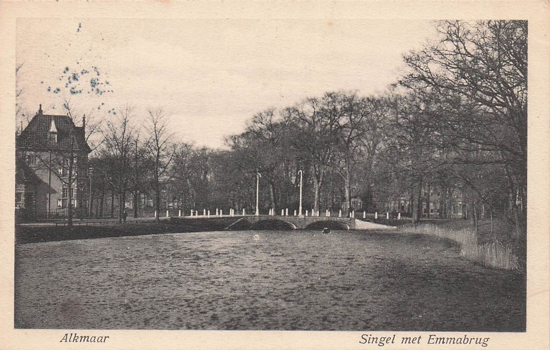 Alkmaar Singel Met Emmabrug