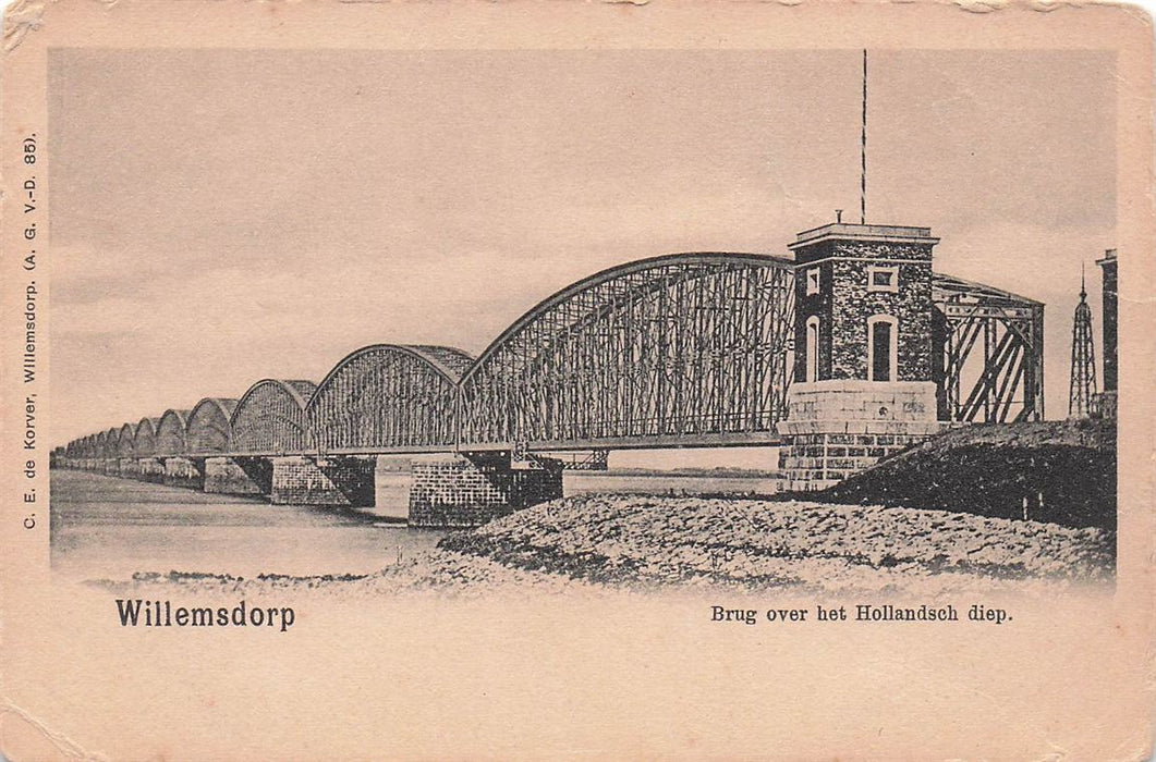 Willemsdorp Brug Over Het Hollandsch Diep