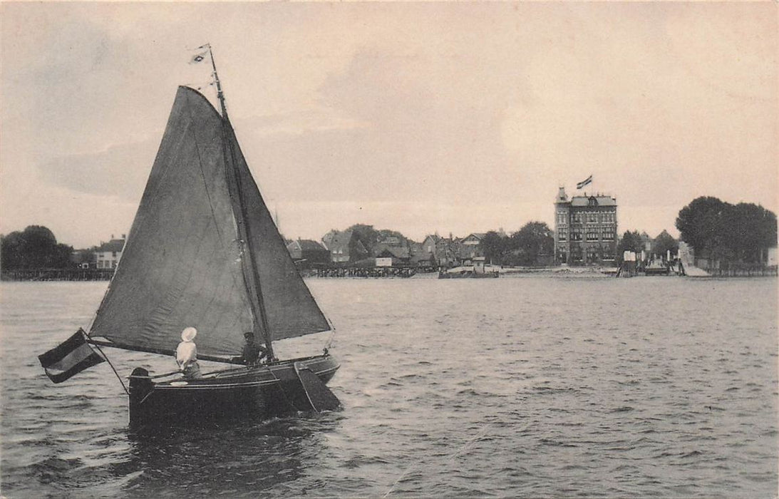 Dordrecht Gezicht Op Zwijndrecht.