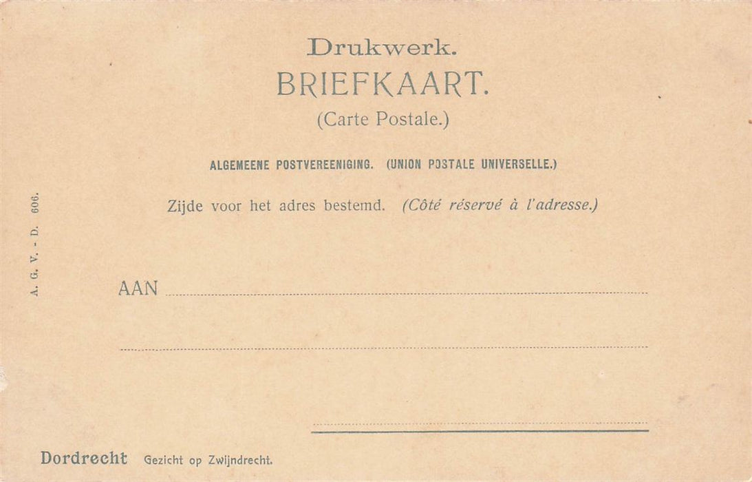 Dordrecht Gezicht Op Zwijndrecht.