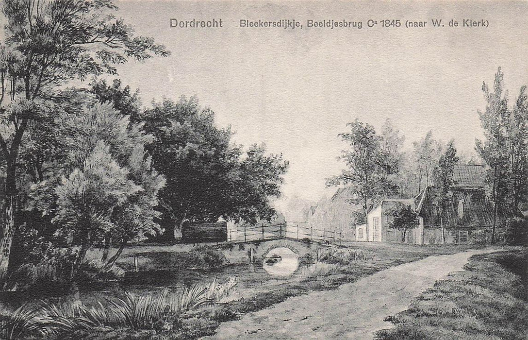 Dordrecht Bleekersdijkje Beeldjesbrug