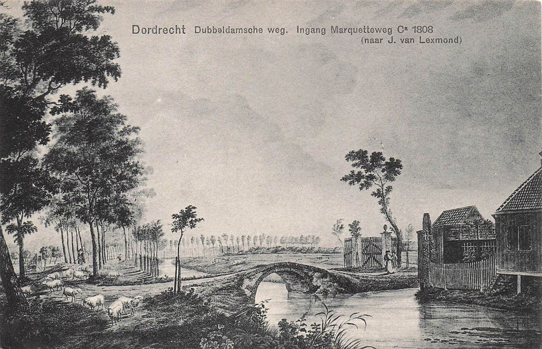 Dordrecht Dubbeldamsche Weg Ingang Marquetteweg