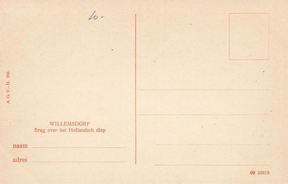 Willemsdorp Brug Over Het Hollandsch Diep