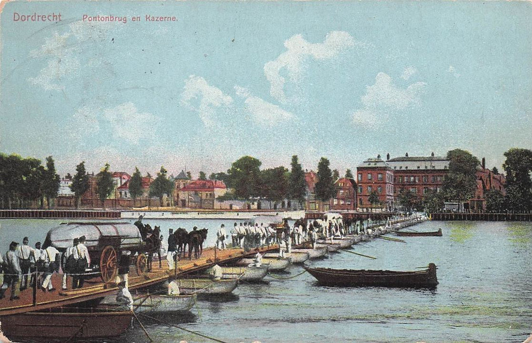 Dordrecht Pontonbrug En Kazerne