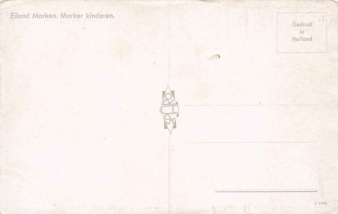 Eiland Marken Marker Kinderen