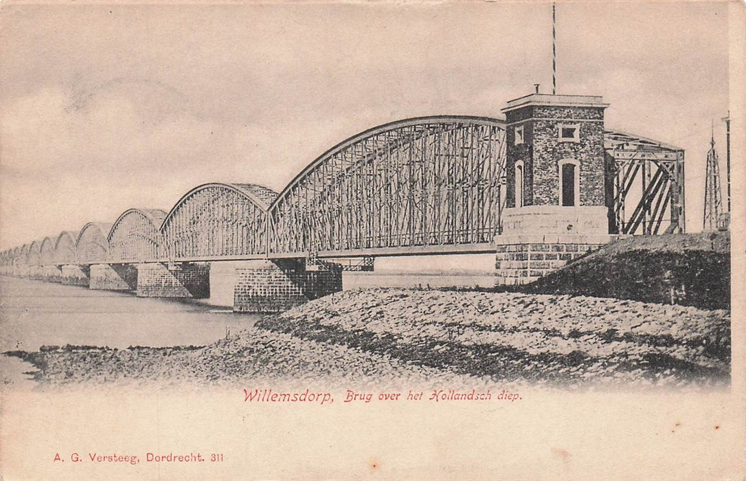 Willemsdorp Brug Over Het Hollandsch Diep