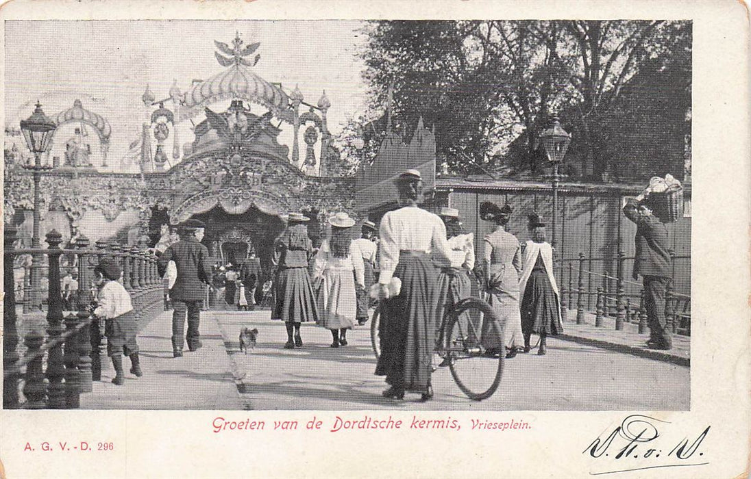 Groeten Van De Dordtsche Kermis Vrieseplein